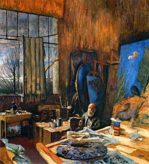 Edouard Vuillard In His Atelier By Ker Xavier Roussel Edouard Vuillard In His Atelier By Ker Xavier Roussel