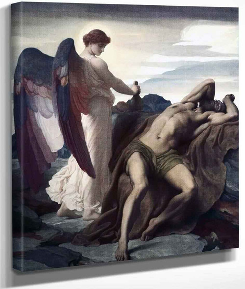 Elijah In The Desert By Sir Frederic Lord Leighton