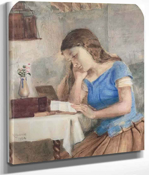 Engrossed In The Letter By George Goodwin Kilburne By George Goodwin Kilburne Engrossed In The Letter By George Goodwin Kilburne By George Goodwin Kilburne