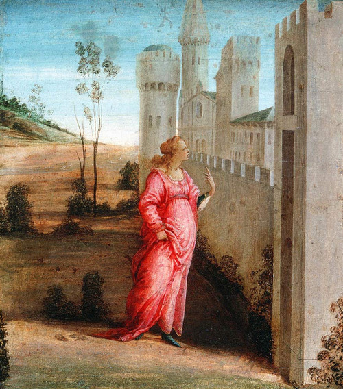 Esther At The Palace Gate By Filippino Lippi