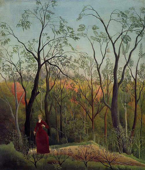 Forest Promenade By Henri Rousseau