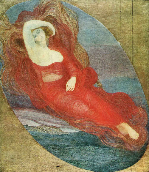 Goddess Of Love By Giovanni Segantini