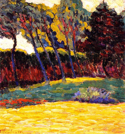 Green Trees By Alexei Jawlensky By Alexei Jawlensky