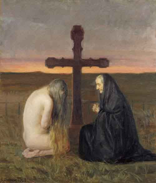 Grief By Anna Ancher