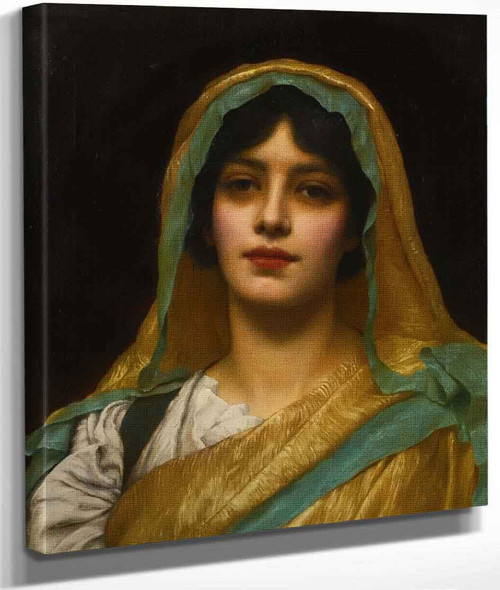 Head Of A Girl, Atalanta By John William Godward By John William Godward