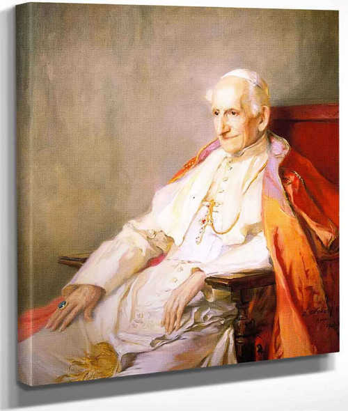 His Holiness Pope Leo Xiii By Philip Alexius De Laszlo By Philip Alexius De Laszlo