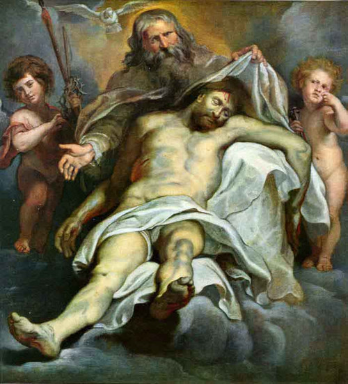 Holy Trinity By Peter Paul Rubens By Peter Paul Rubens
