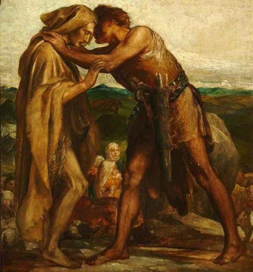 Jacob And Esau By George Frederic Watts English