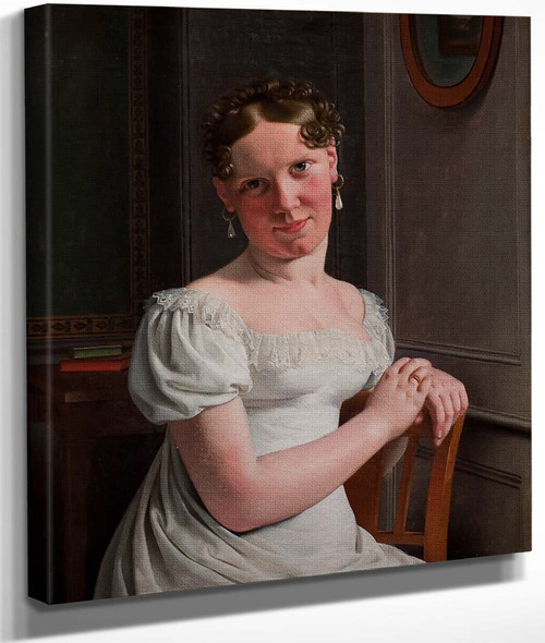 Julie Eckersberg, The Artist's Second Wife By Christoffer Wilhelm Eckersberg