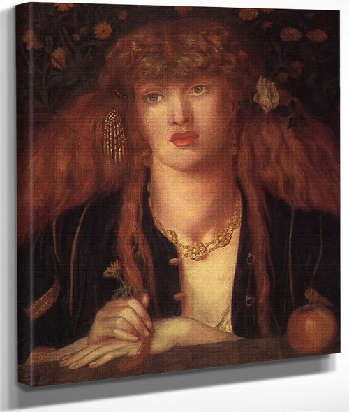 La Bionda Del Balcone By Dante Gabriel Rossetti