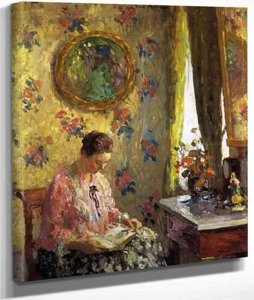 Lady Reading By Gari Melchers