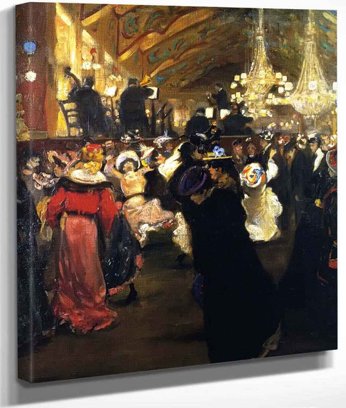 Le Bal Au Moulin Rouge By Alfred Henry Maurer By Alfred Henry Maurer