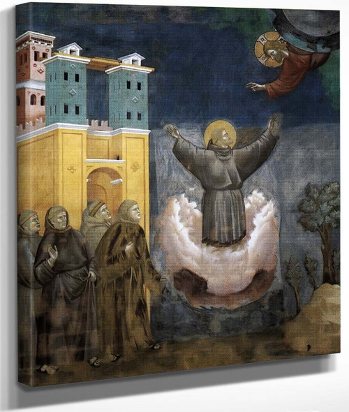 Legend Of St Francis . Ecstasy Of St Francis By Giotto Di Bondone By Giotto Di Bondone