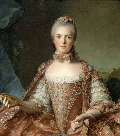 Madame Adelaïde De France Tying Knots By Jean Marc Nattierfrench,