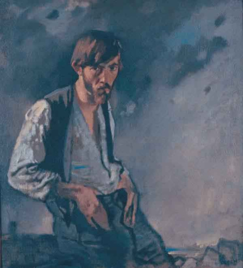 Man Of The West By Sir William Orpen By Sir William Orpen