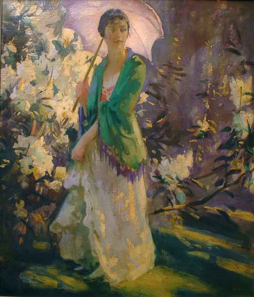 Marie In The Garden By Peder Severin Kroyer