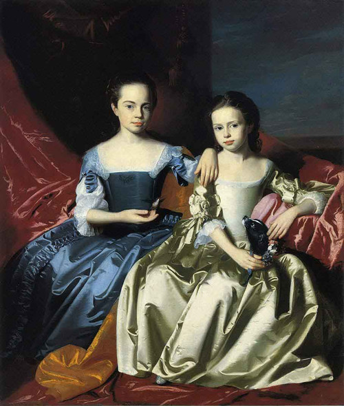 Mary And Elizabeth Royall By John Singleton Copley By John Singleton Copley