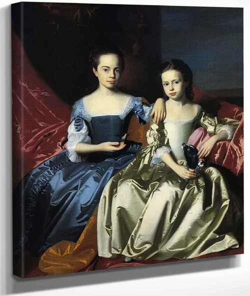 Mary And Elizabeth Royall By John Singleton Copley By John Singleton Copley