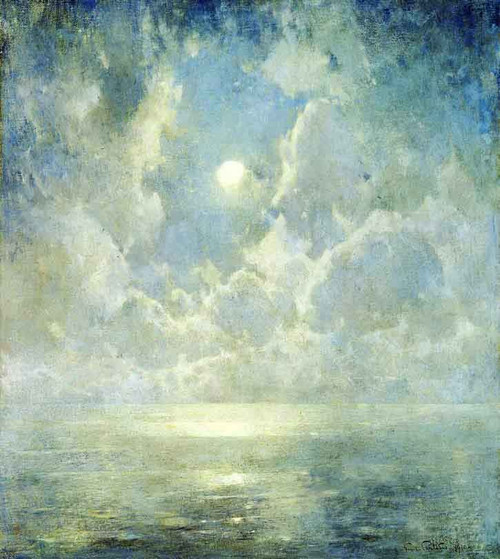 Moonlight On The Kattegat By Emil Carlsen By Emil Carlsen
