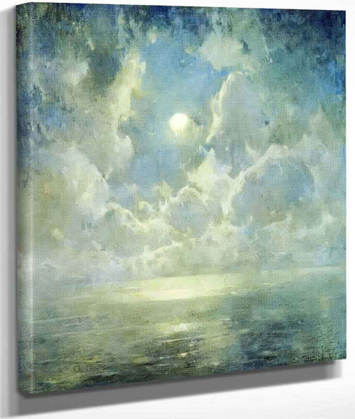 Moonlight On The Kattegat By Emil Carlsen By Emil Carlsen