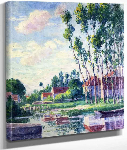 Moulineaux Landscape By Maximilien Luce By Maximilien Luce