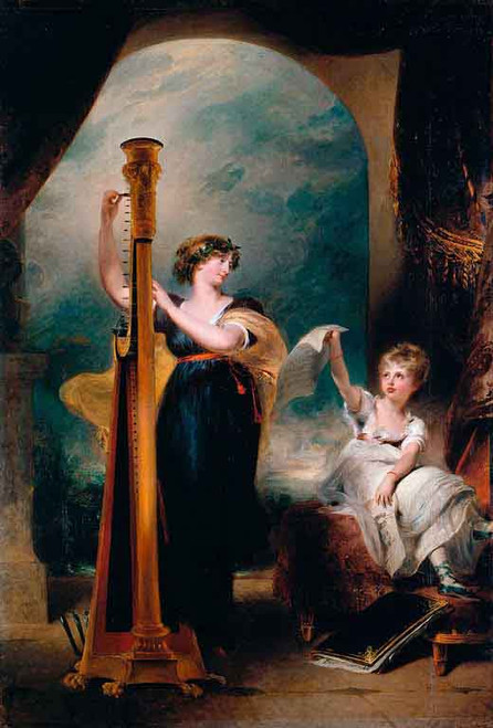 Caroline, Princess Of Wales And Princess Charlotte By Sir Thomas Lawrence