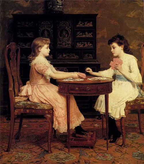 Old Maid, A Cardgame By Frederick Goodall By Frederick Goodall
