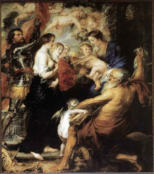 Our Lady With The Saints By Peter Paul Rubens By Peter Paul Rubens