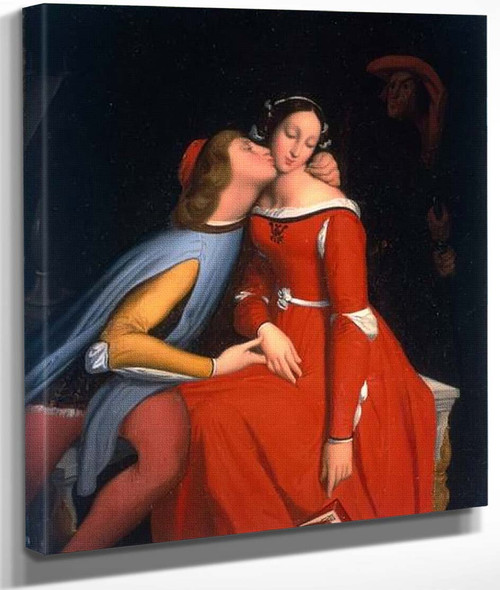 Paolo And Françoise De Rimini By Jean Auguste Dominique Ingres French, By Jean Auguste Dominique Ingresfrench,