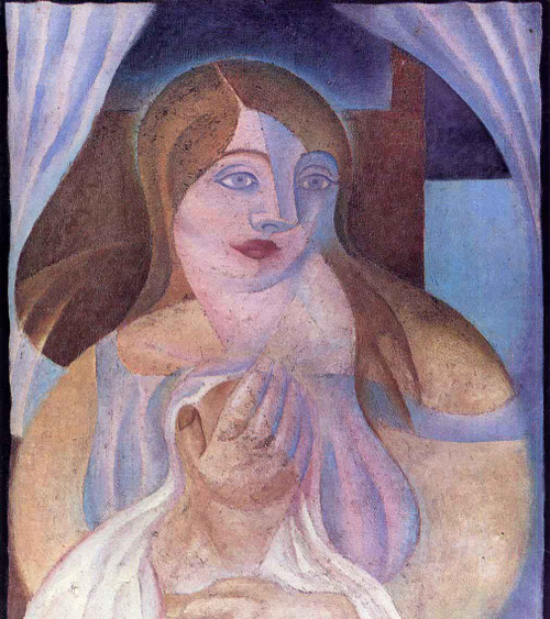 Portrait Of A Girl By Juan Gris