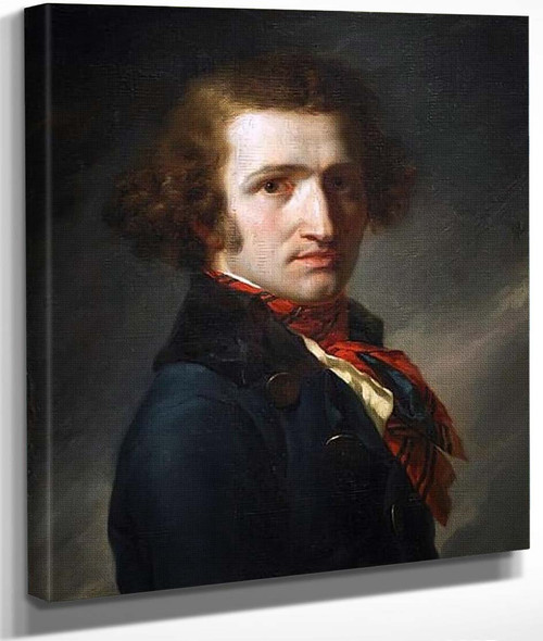 Portrait Of A Man, Probably François Xavier Fabre By Anne Louis Girodet De Roussy Triosonfrench,