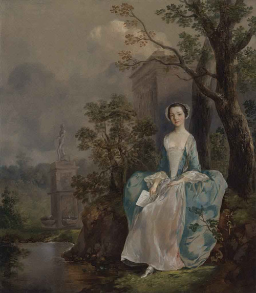 Portrait Of A Woman By Thomas Gainsborough By Thomas Gainsborough