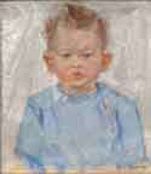 Portrait Of A Young Boy By Emile Albert Gruppe Portrait Of A Young Boy By Emile Albert Gruppe