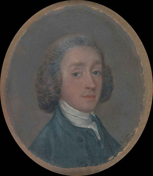 Portrait Of A Young Man With Powdered Hair By Thomas Gainsborough By Thomas Gainsborough