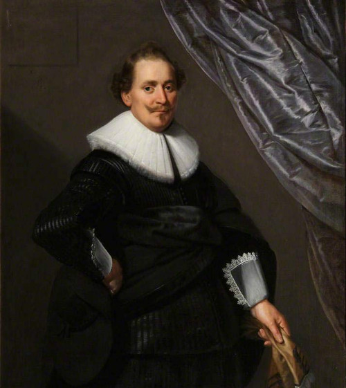 Portrait Of An Unknown Gentleman, Aged By Paulus Moreelse