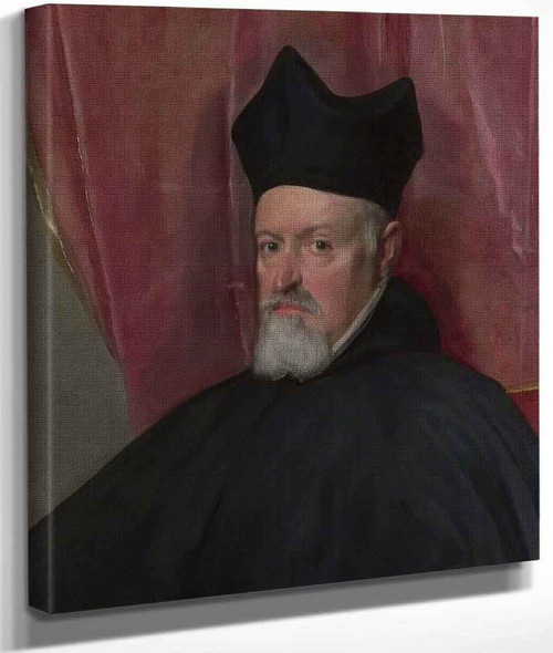Portrait Of Archbishop Fernando De Valdes By Diego Velazquez