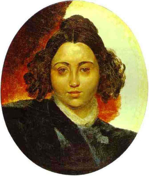Portrait Of Baroness I. I. Klodt By Karl Pavlovich Brulloff, Aka Karl Pavlovich Bryullov By Karl Pavlovich Brulloff