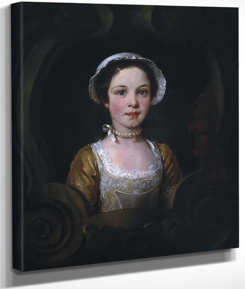 Portrait Of Hannah, Daughter Of John Ranby, Snr. By William Hogarth