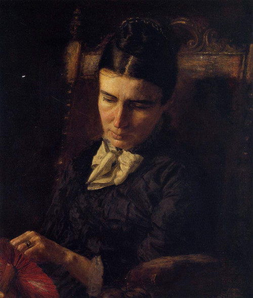 Portrait Of Sarah Ward Brinton By Thomas Eakins By Thomas Eakins