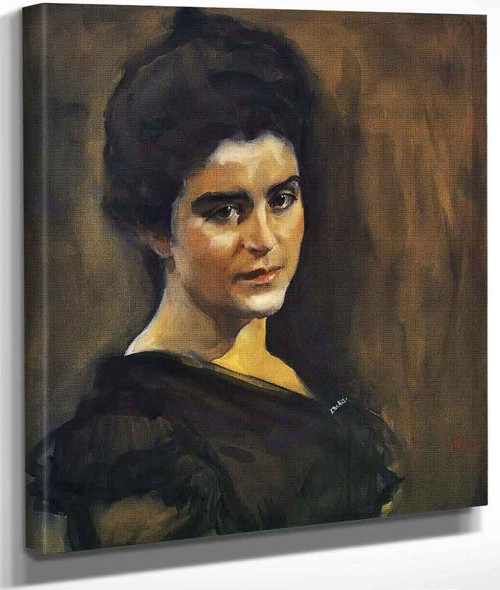 Portrait Of Sophia Dragomirova Lukomskaya By Valentin Serov