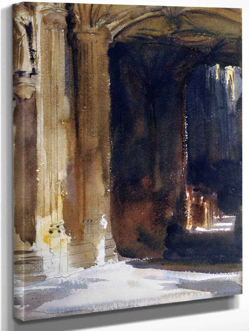 Cathedral Interior By John Singer Sargent Art Reproduction