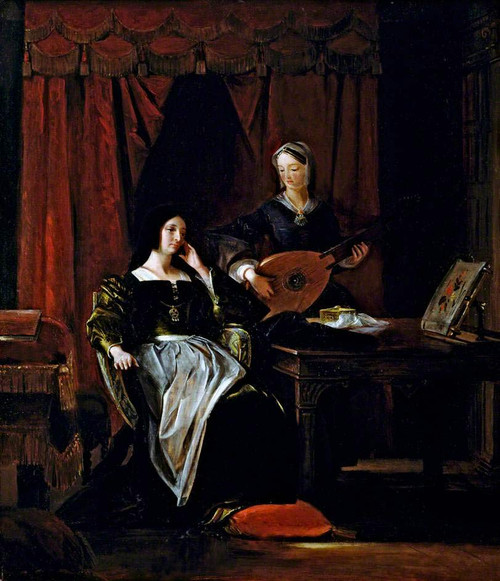 Queen Katherine And Patience By Charles Robert Leslie