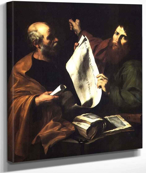 Saint Peter And Saint Paul By Jusepe De Ribera