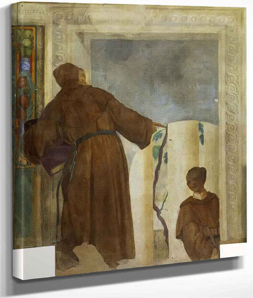 San Sebastiano Monk With A Black Boy By Paolo Veronese