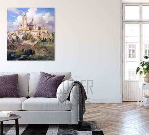 Segovia, Spain By Colin Campbell Cooper By Colin Campbell Cooper