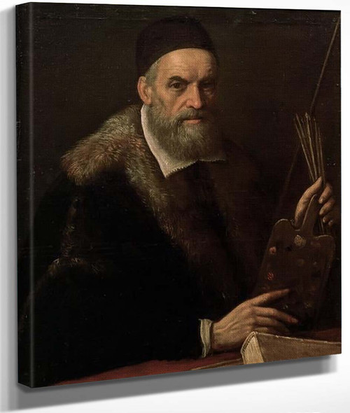 Self Portrait In Later Age By Jacopo Bassano, Aka Jacopo Del Ponte