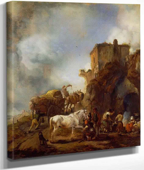 Shoeing A Horse By Philips Wouwerman Dutch