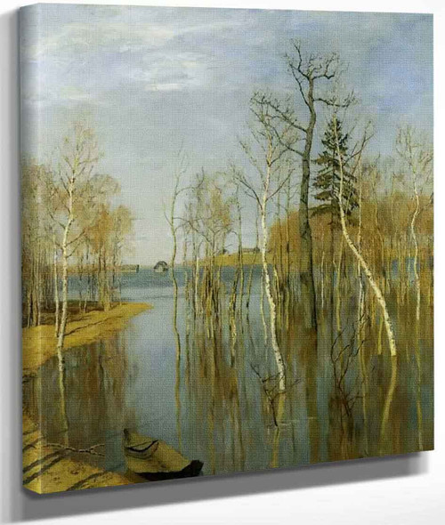 Spring Flood By Isaac Levitan