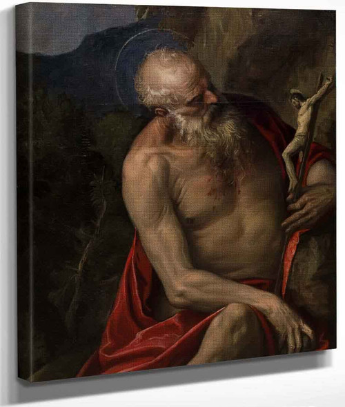 St Jerome In The Wilderness By Paolo Veronese