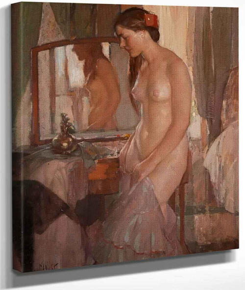 Standing Nude By Richard Edward Miller